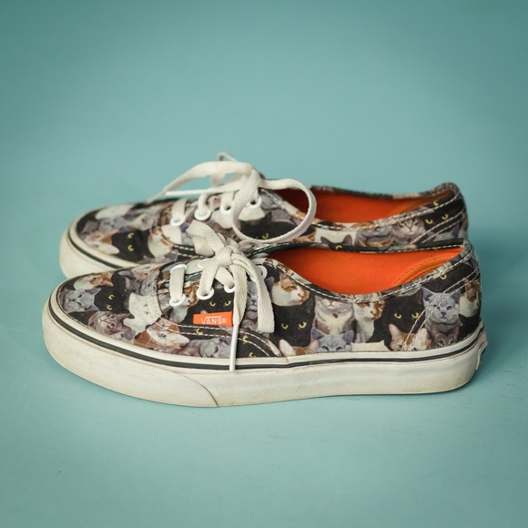 Vans Shoes - Vans  6 ASPCA Cat Lace Up Sneakers Shoes